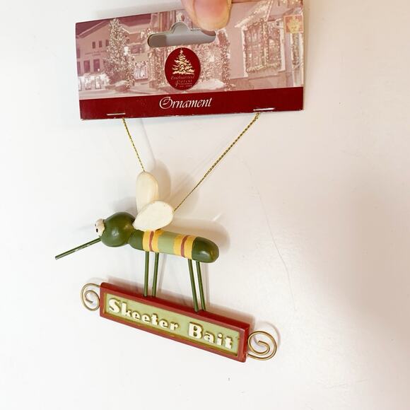 Skeeter Bait Mosquito Christmas Ornament Bug NEW Enchanted Forest Nature Outdoor - Picture 3 of 7